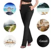 Women's Pants Women High Waist Stretch Work Business Yoga Casual Soft Lounge With Pocket Pull On Dress Straight Leg Solid Spring Autumn