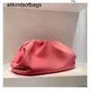 Bottegaaveneta Bags Pouch 2023 New Ahigo Same Cloud Hand Fold Leather Womens Oblique Cross Large Dumpling Have Logo Frj Frj