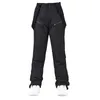 Women's Pants Insulated Bib Overalls Solid Color Suspenders Trousers Winter Thermal Leggings For Women Mens Wear