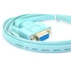Cisco Consoleケーブル用の新しいラップトップアダプター充電器RJ45 CAT5 Ethernet to RS232 DB9 COMポートシリアルメスルーターネットワークアダプターケーブルブルー1.5m 6フィート