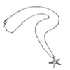 Lelie Memorial sieraden Hanger Zeester charme Urn Hanger Asketting Aandenken met ketting Ketting met een cadeauzakje2345