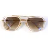 Flight Sunglasses for Mens Designer Sunglasses Unisex Fashion Glasses 006 Polarized UV Protection Square Eyewear 18k Gold Full Fra3277