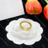 Designer Gold Ring Luxury Women Open Ring Classic Diamond Engagement Ring High Quality Exquisite Lady Jewelry Valentine Christmas Gift Wholesale