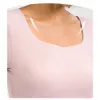 Lu Lu Align Camiseta Mujer Yoga Camisa de Manga Larga Gimnasio Deporte Fitness Correr al Aire Libre Ropa Deportiva Elástica Mujer Ropa de Yoga con Almohadilla en el Pecho Top Limones LL Ejercicio