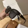 デザイナーCelina 2022 New Sunglasses Women's Arc de Triomphe 520グレーパウダー段階的変化ブラックボックス高度なセンスサングラスUV保護