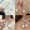 Choker Y4QE Stylish Snowflake Ribbon Necklace Daily Wear Strap Party Necklaces
