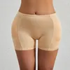 Kvinnors shapers buenhancer Shapewear Underwear låg midja avtagbara höftkuddar kropp shaper trosor osynlig kvinna trycka upp skinkan