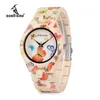 Hela Bobo Bird Ladies Watches Bamboo Wood Quartz Butterfly Hour Brand Designer Festival Presents With Box Drop 333a