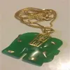 COLGANTE DE ELEFANTE DE JADE VERDE VIBRANTE DE ORO AMARILLO DE 18KGP, barato, 286h