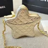 Créateur de mode de luxe Femmes de marque française Sac d'épaule de haute qualité célèbre Paris 24c Nouveaux sacs d'étoile original en cuir en cuir en cuir