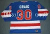 PERSONALIZADO 1980 EUA K1 Jersey 21 MIKE ERUZIONE 9 NEAL BROTEN 28 JOHN HARRINGTON 16 MARK PAVELICH 30 JIM CRAIG 10 MARK JOHNSON Hóquei Jerseys