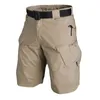 Shorts masculinos Mens Cargo Combate Casual Trabalho Desgaste Algodão Meia Calças Ao Ar Livre Hip Hop Militar Tático