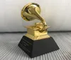 Grammy Award Gramofone requintado requintado Music Trophy Trophy Trophy Troféu Nice Gift Award para o concurso de música Shiping2195830