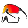 Gafas de esquí 3 lentes hombres mujeres gafas de ciclismo polarizadas deporte pesca corriendo conducción gafas de sol bicicleta de montaña MTB bicicleta gafas 231215