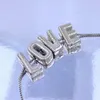 Pendentif Colliers Personnalisé Personnalisé Initial A-Z 26 Lettres Simple DIY Bijoux Cadeau D'anniversaire Pour Petite Amie