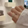 Chaine d Ancre Enchainee ring H for woman designer couple 925 silver diamond T0P Advanced Materials Gold plated 18K classic style with box 031