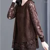 Women's Sweaters 2023 Autumn Winter Solid Jacquard Weave Long Sleeve Women Knitting Pullovers Lace Patchwork Casual Tops Jumpers