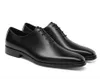 Homens genuínos Sapatos Oxford Top de couro pontudo de qualidade de luxo Black Brown Men Business Office Shoes formais