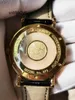 Reloj con movimiento de zafiro, Tourbillon mecánico, espejo, caja chapada en oro, reloj con personalidad en relieve de caballo