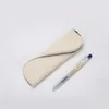 Canvas Zipper Pen Pen Bag Ołówek dla chłopców dziewcząt Duża pojemność magazynowa Materiały biura szkolnego