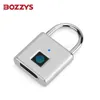 Bike Locks Fingerprint Padlocks Smart Keyless Biometric Lock Type-c Charge for Gym Sports School Employee Locker Fence Suitcase Bike 231214