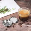 Filtros de café tampas de cápsula de aço inoxidável para máquina de café philips ferramentas de filtro recarregável 231214