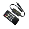 Nya bärbara datoradaptrar laddare Mini LED Remote Controller DC 5V-24V 14 Keys RF Wireless Dimmer för LED-remsbelysning Conn Ection Black White