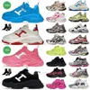 2024 Triple S Track Runner 7 Designer-Schuhe Casual Shoes Herrkvinnor Big Size 46 Platform Trainer Paris Runners 77.0 Tripler Hot Pink and White Handing Sneakers Tennis