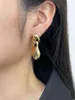 Dangle Earrings Minar Minimalist Metallic Irregular Water Drop Long For Women 18K Gold Silver PVD Plated Titanium Steel Earring