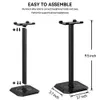 Desk Gaming Headset Holder Vertical Headphone Display Holder Detachable Headphone Stand Hanger Anti-Slip PC Headset Accessories