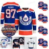 CUSTOM 97 Connor McDavid 2023 Heritage Classic Oilers Jersey Edmonton Leon Draisaitl Ryan Nugent-Hopkins Evander Kane Dylan Holloway Stuart