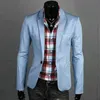 Мужской стильный повседневный однотонный пиджак, деловая верхняя одежда для свадебной вечеринки, пальто, костюм, топы, мужской весенне-осенний костюм, мужские тонкие топы 220808