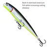 Wholesale of 15cm/25g long-range pencil road sub bait with built-in sound beads, three hook biomimetic fish bait