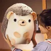 Peluş sırt çantaları 30cm kawaii simülasyon peluş sırt çantası doldurulmuş hayvan bebekleri kirpi yumuşak oyuncaklar sırt çantası çocuklar karikatür kız hediyeler için okul çantaları 231215