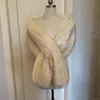 Women's Fur Faux Fur 30 colors Women Fur Capes Champagne Wedding Bolero Faux Fur Stole Bridal Jacket Formal Party Shrug Walk Beside You De Mariage 231215