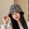 Jesienne i zimowe nowe Xiaoxiang Fengshui Bułyk Flower Fisherman Hat
