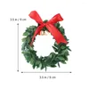 Flores decorativas árvore de natal pendurado grinaldas porta pingente ornamento guirlanda artificial floral grinalda decoração