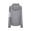 10A Tom MENS CLASSIC a quattro strisce con zip-up