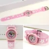 Watchs Watches Boys Girls Ages 3-10 Gift Silicone Time Machine Pin Cute Pin Buckle Digital Kids Watch Year 3D Cartoon Sport 231215