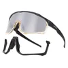 Gafas de esquí 3 lentes hombres mujeres gafas de ciclismo polarizadas deporte pesca corriendo conducción gafas de sol bicicleta de montaña MTB bicicleta gafas 231215