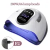 Secadores de unhas Linmanda Sun X10 Secador UV LED Lâmpada para secagem de unhas 180W Potherapy Machine Polish Manicure Tool