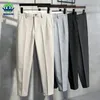 Herren Hosen Herbst Winter Anzug Männer Dicke Business Klassische Grau Schwarz Khaki Gerade Koreanische Formelle Hose Männlich Plus Größe 2740 42 231215