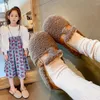 フラットシューズ秋の冬のキッズファーシューズボーイズスリップオンローファーチルドレン綿パドされた靴女の子フラット温かいモカシンカジュアルシューズCN21-36 231215