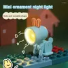 Lampes de table Est Lampe de bureau Chambre d'enfants Décor de chevet DIY Cadeau Creative LED Night Light Chambre Living Protection des yeux