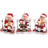 Dancing Singing Santa Claus Playing Drum Christmas Doll Musical Moving Figure Battery Operated Decoration G0911249o