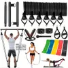 Bungee Pilates Bar Kit with Resistance Bands 3Section Stackable Workout Equipment for Legs Hip Waist and Arm 231214