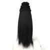 Synthetic Wigs SEEANO HANFU Wig Headband Womens Chinese Style Hair Pieces Antique Pattern Cos Care Accessories Black 231215