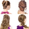 Pedaço de cabelo lateral pentes garfo clipe dentes pino vara para updo bun u forma penteado vintage acessório