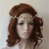 Hair Clips INS Fashion Sparkling Rhinestone Head Chain Boho Bride Wedding Bling Crystal Forehead Exquisite Jewelry Accessories