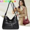 Sacos de noite de alta qualidade mulheres de couro macio ombro multicamadas bolsos clássico crossbody saco de luxo designer bolsas e bolsas 231215